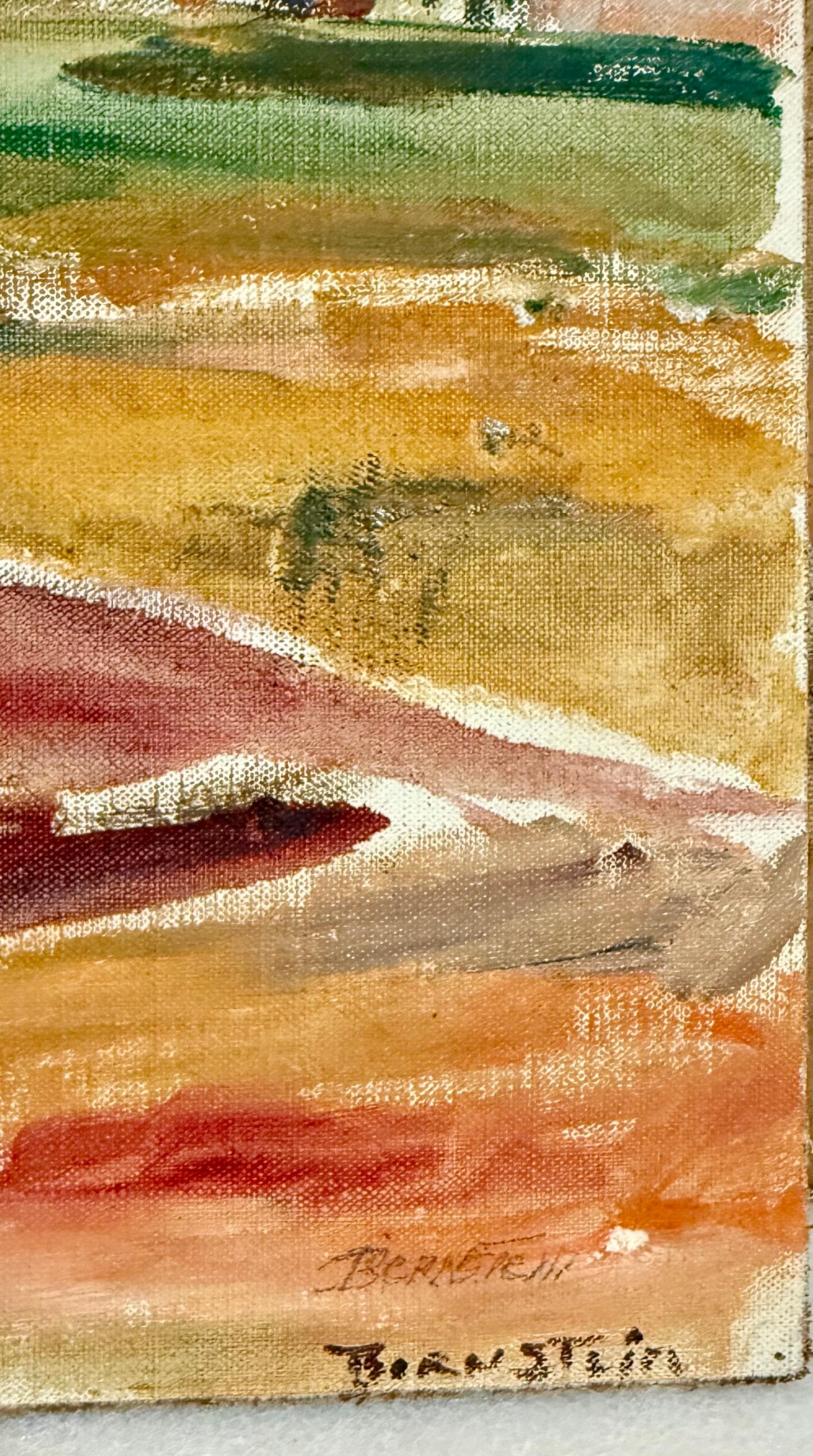 Oil Painting Israeli Landscape Theresa Bernstein Ashcan Realism For Sale 3