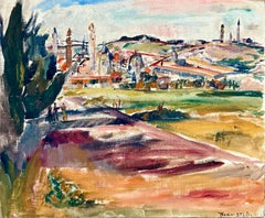 Oil Painting Israeli Landscape Theresa Bernstein Ashcan Realism