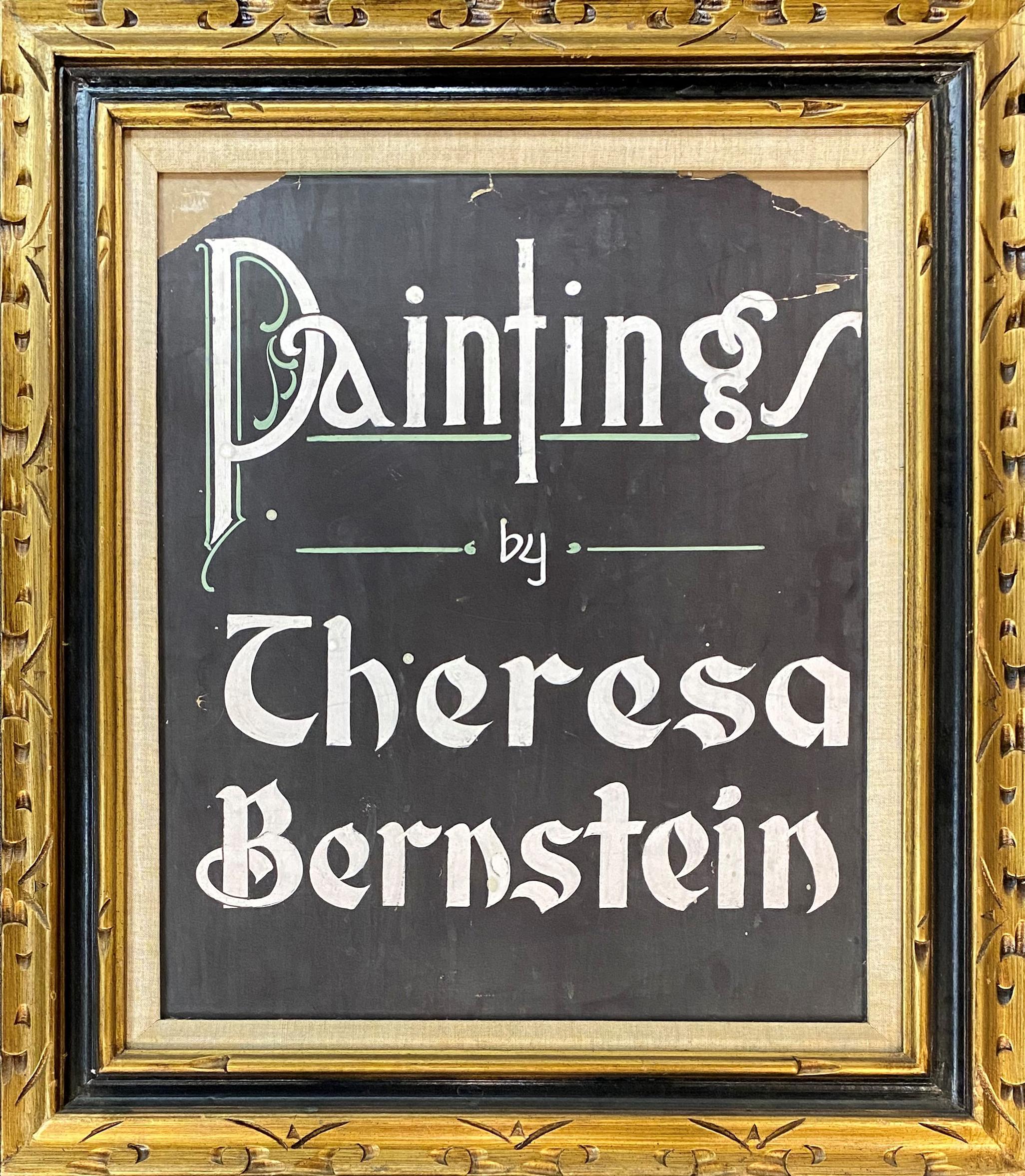 Insegna dello Studio A / Galleria - Art di Theresa Bernstein
