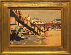 Theresa Bernstein, Paseo marítimo de Boardwalk, Coney Island, modernismo costero estadounidense