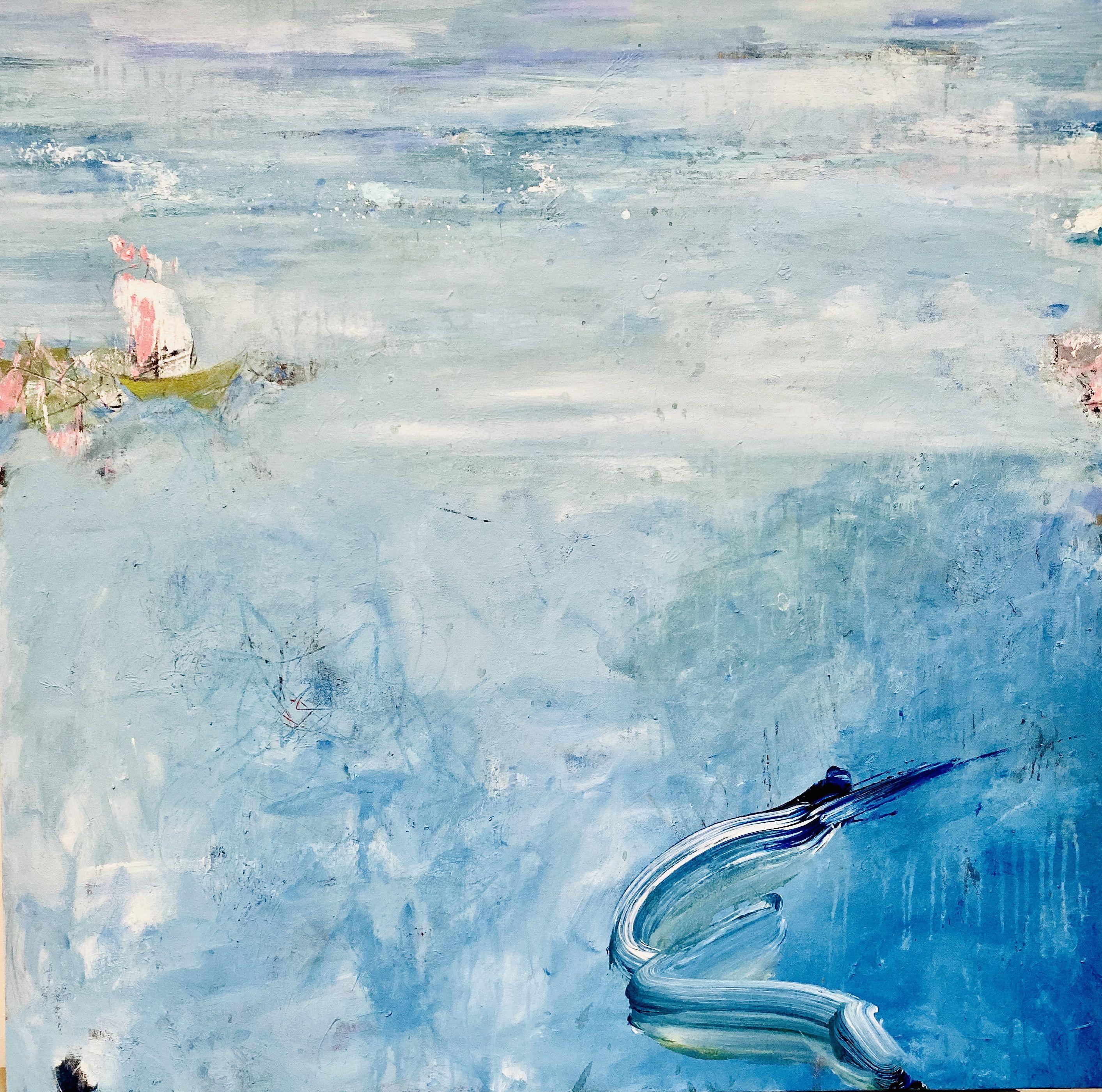 Abstract Painting de Theresa Vandenberg Donche - Solo, Pintura, Acrílico sobre lienzo