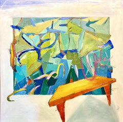 Frontrow-Sitz (Ansichten und Schaufensterpunkte), Gemälde, Öl auf Leinwand