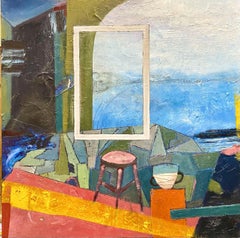 Looking Out/Looking Within-Views & Vantage Points, Painting, Oil on Wood Panel