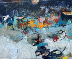Reach for the Moon, Painting, Acrylic on Canvas