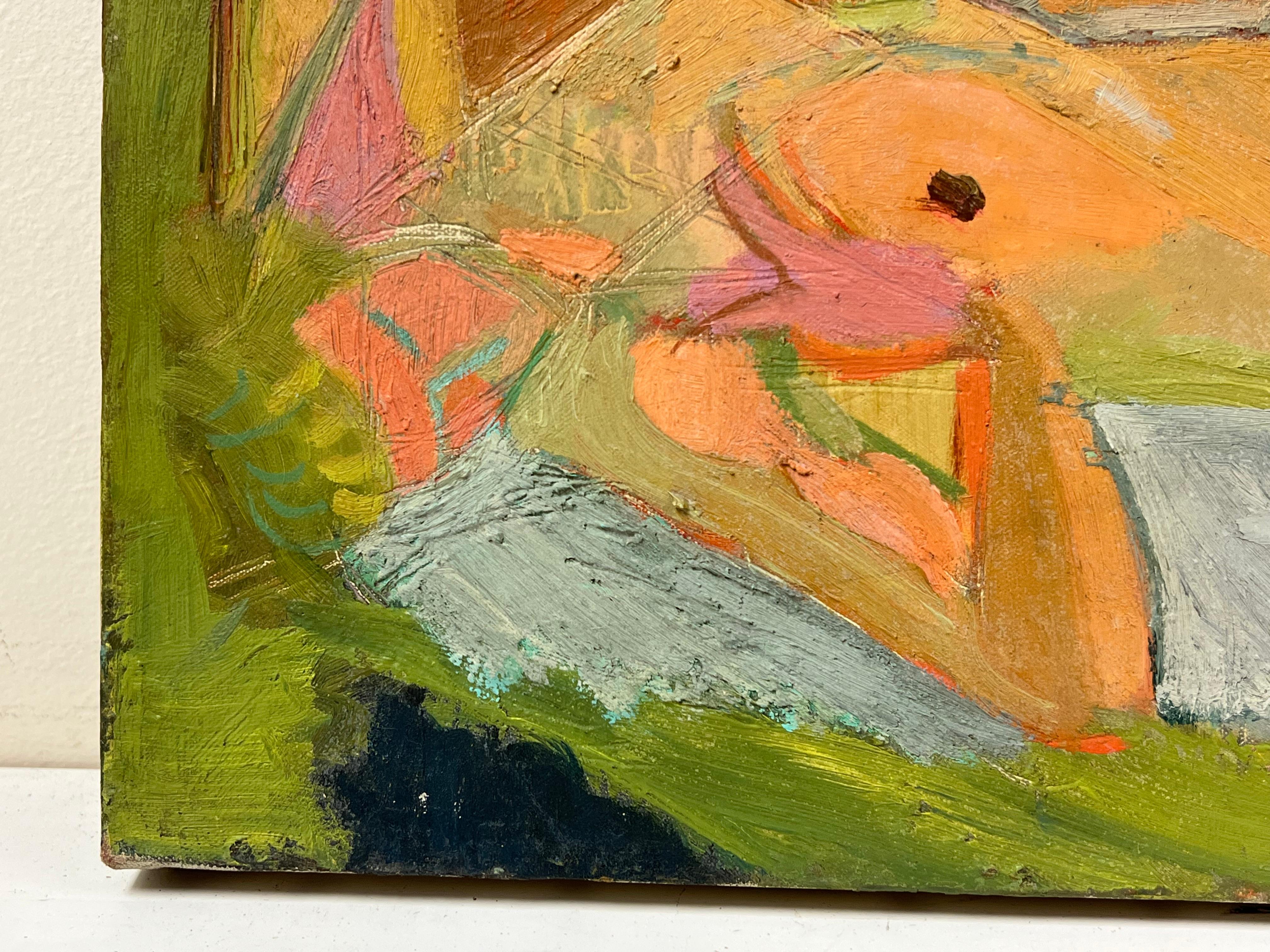 Donna nuda che legge
di Therese Hummel (francese, 1911-1999)
olio su tela, senza cornice
tela: 10,75 x 16 pollici
Provenienza: collezione privata di opere di questo artista, Parigi
Condit: solido e in buone condizioni

Descrizione:
Questo