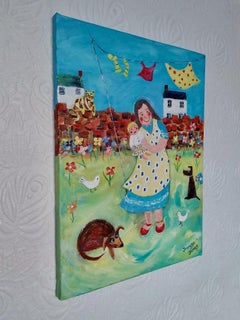 Un amour de mère :  Peinture figurative galloise contemporaine