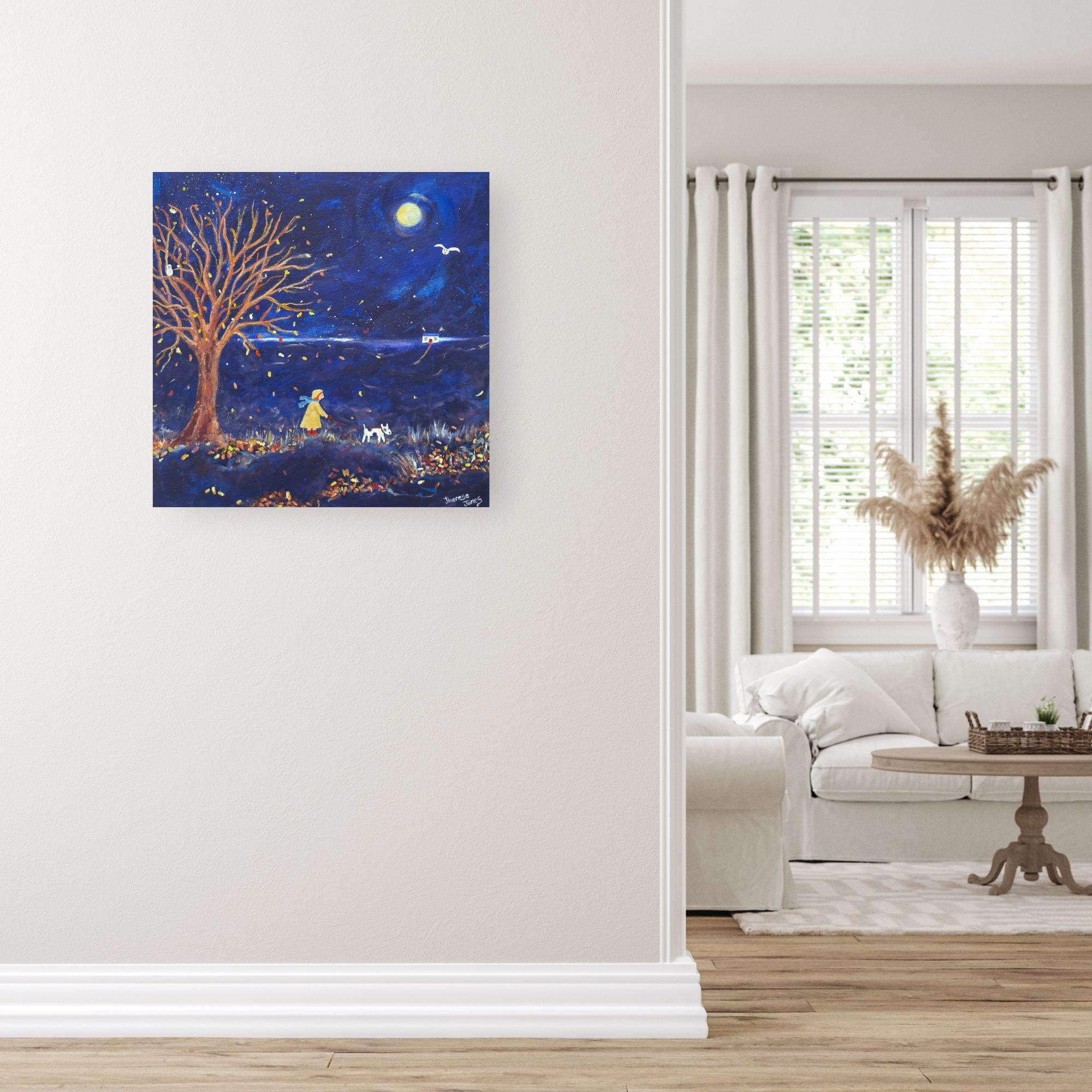 This exceptional artwork is currently on display and available for sale at Signet Contemporary Art Gallery and online.

Therese James captures a timeless, tender scene in her painting, 