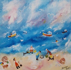 Catch Of The Day: Contemporary Naive Art Painting