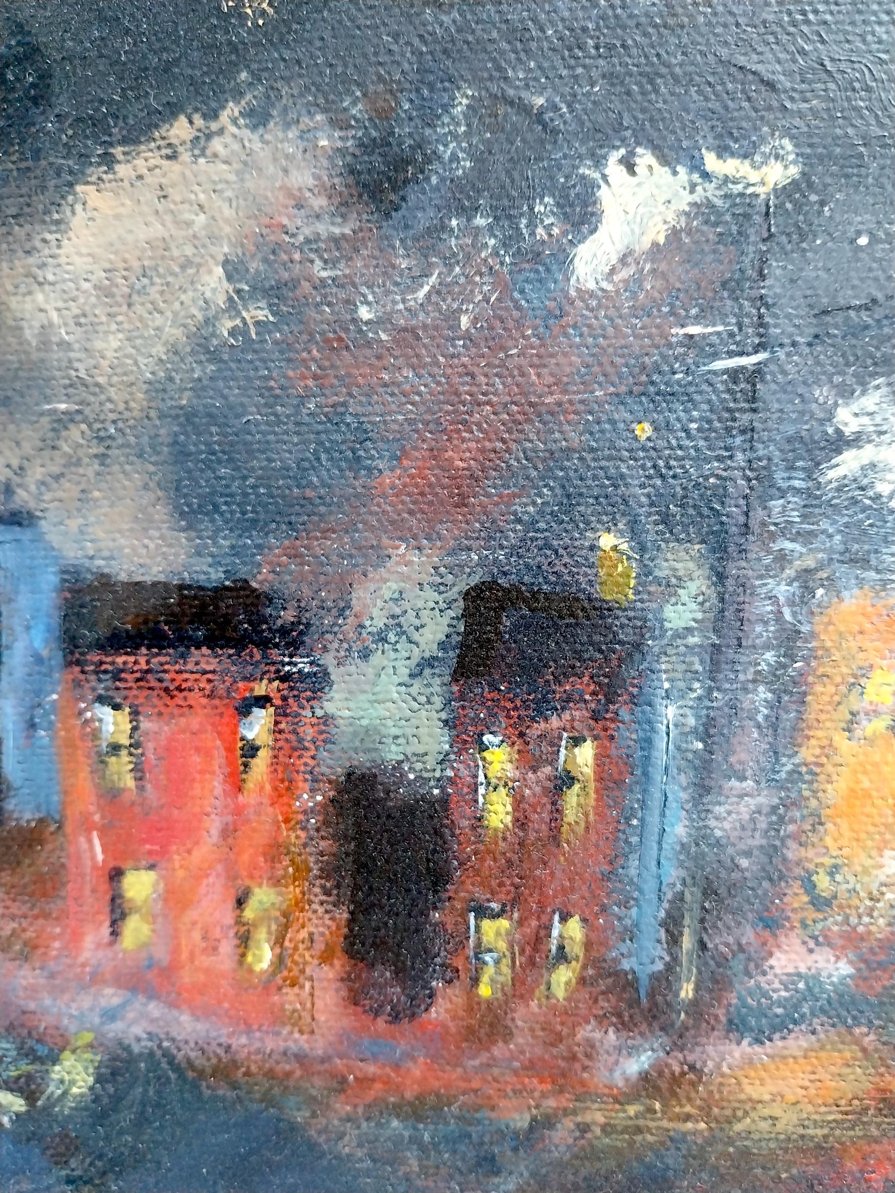 Tiré d'une exposition créée par l'artiste pour célébrer la grève des mineurs britanniques dans les années 1980.
Ces temps difficiles pour des communautés entières dans les vallées galloises ont créé un sentiment de solidarité.

Acrylique sur toile