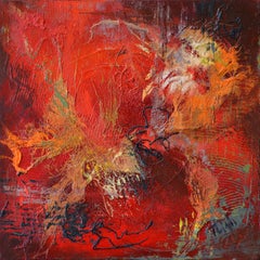 Saucière à la chaux, peinture, acrylique sur panneau de bois