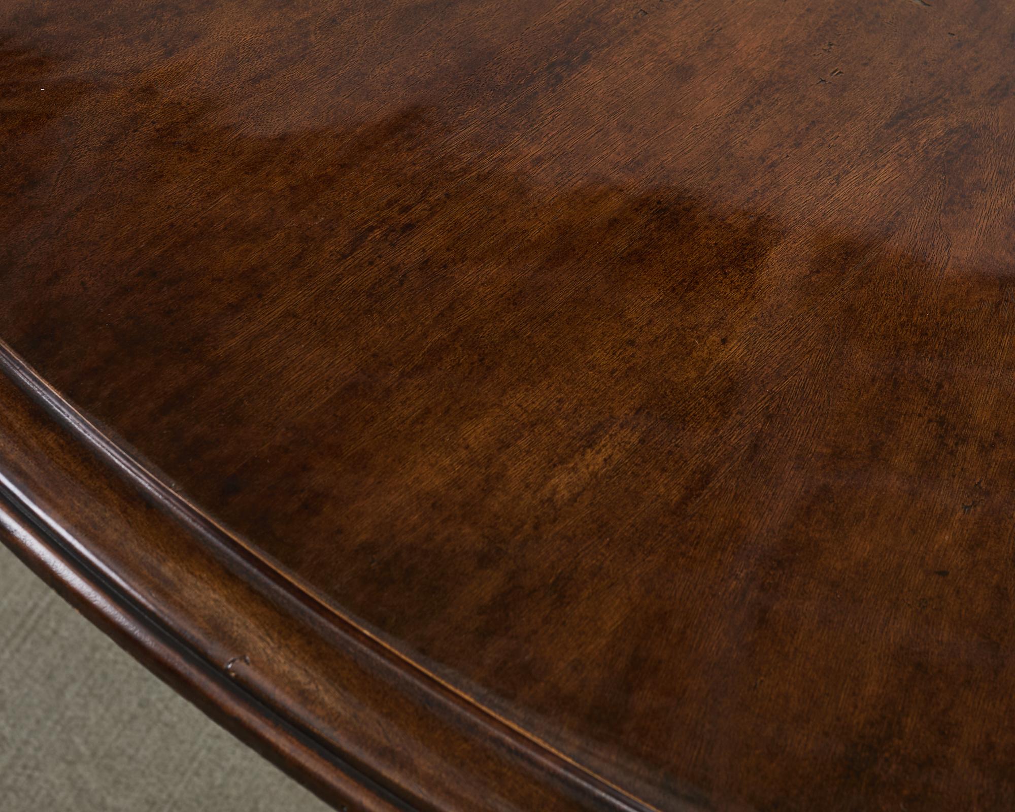 Therien Studio for Dessin Fournir Walnut Volute Dining Table For Sale 3