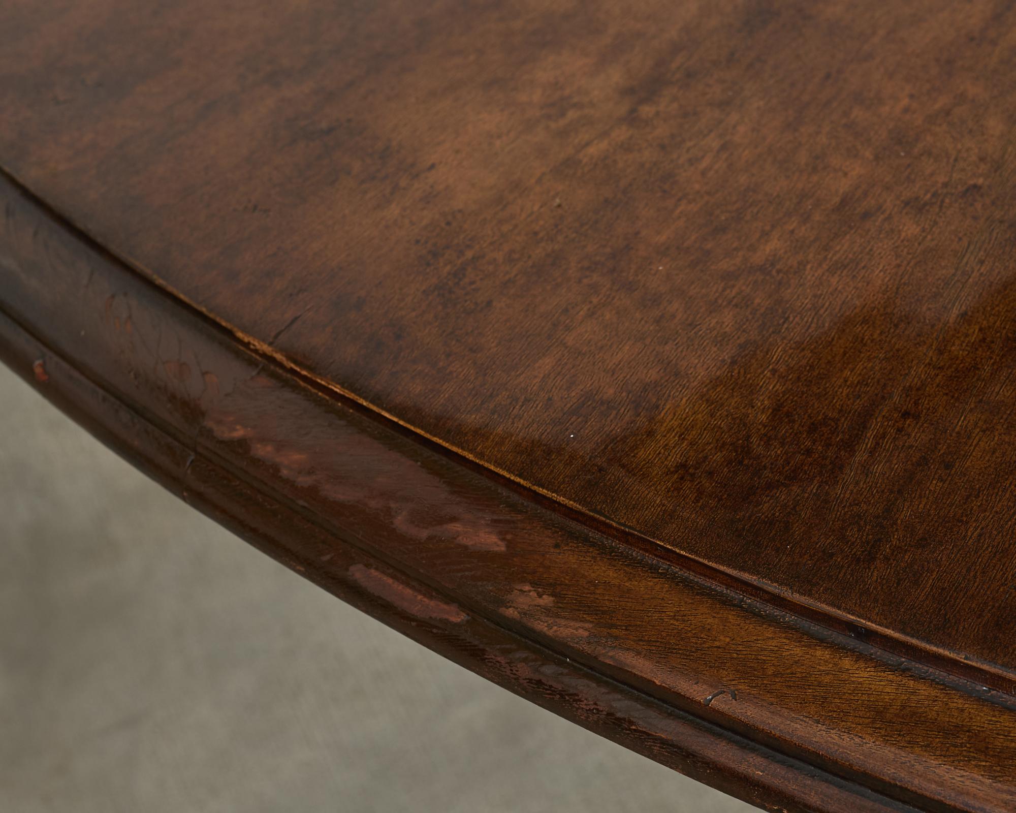 Therien Studio for Dessin Fournir Walnut Volute Dining Table For Sale 11