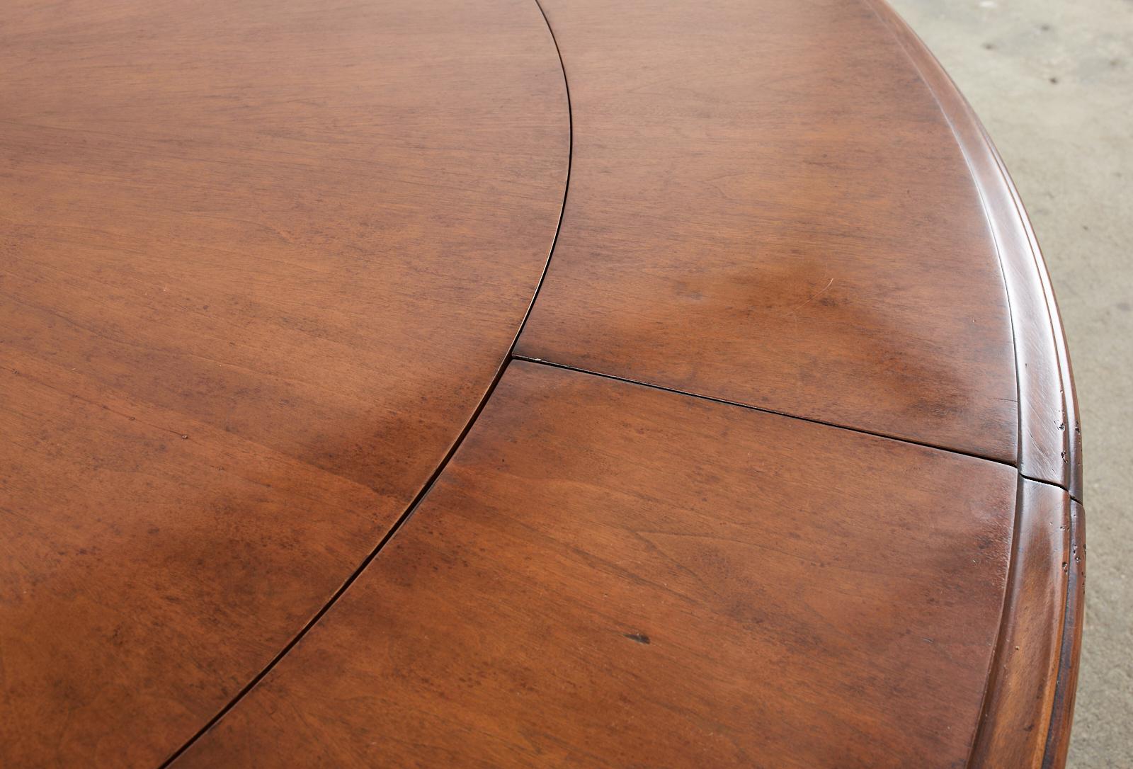 Therien Studio Workshop Walnut Volute Dining Table with Leaves 3