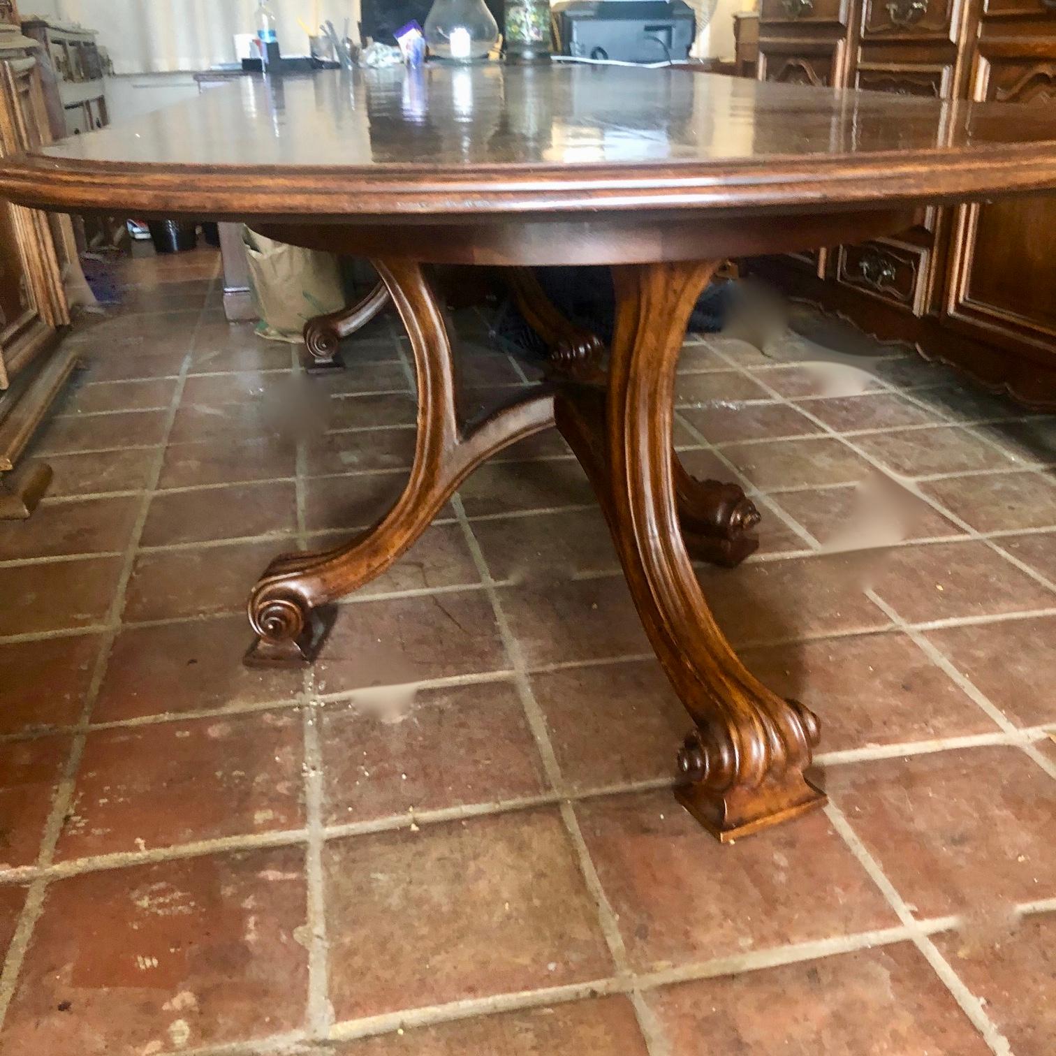 Therien Studio Workshops USA Mahogany Banquet Dining Table In Good Condition In West Palm Beach, FL