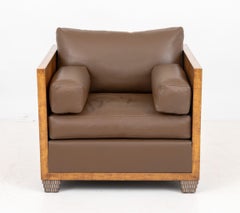 Therien Studio Workshops Chaise club en noyer