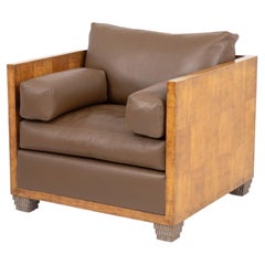 Therien Studio Workshops Chaise club en noyer