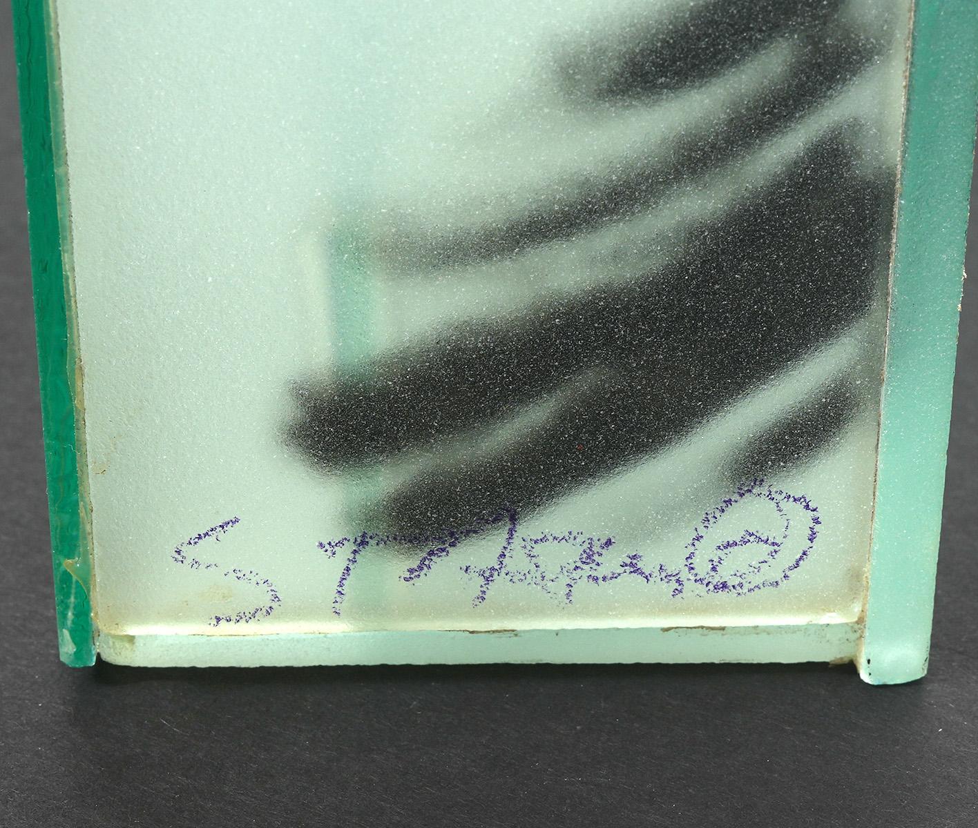 Verre d'art Boîte de sculpture murale Therman Statom en verre d'art 3D 16