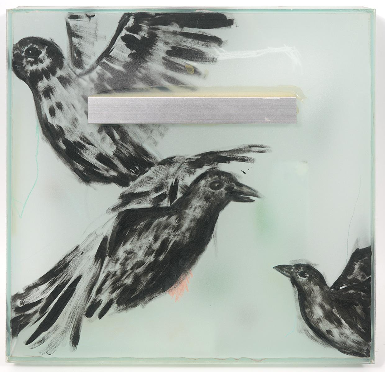 Boîte de sculpture murale Therman Statom en verre d'art 3D 16