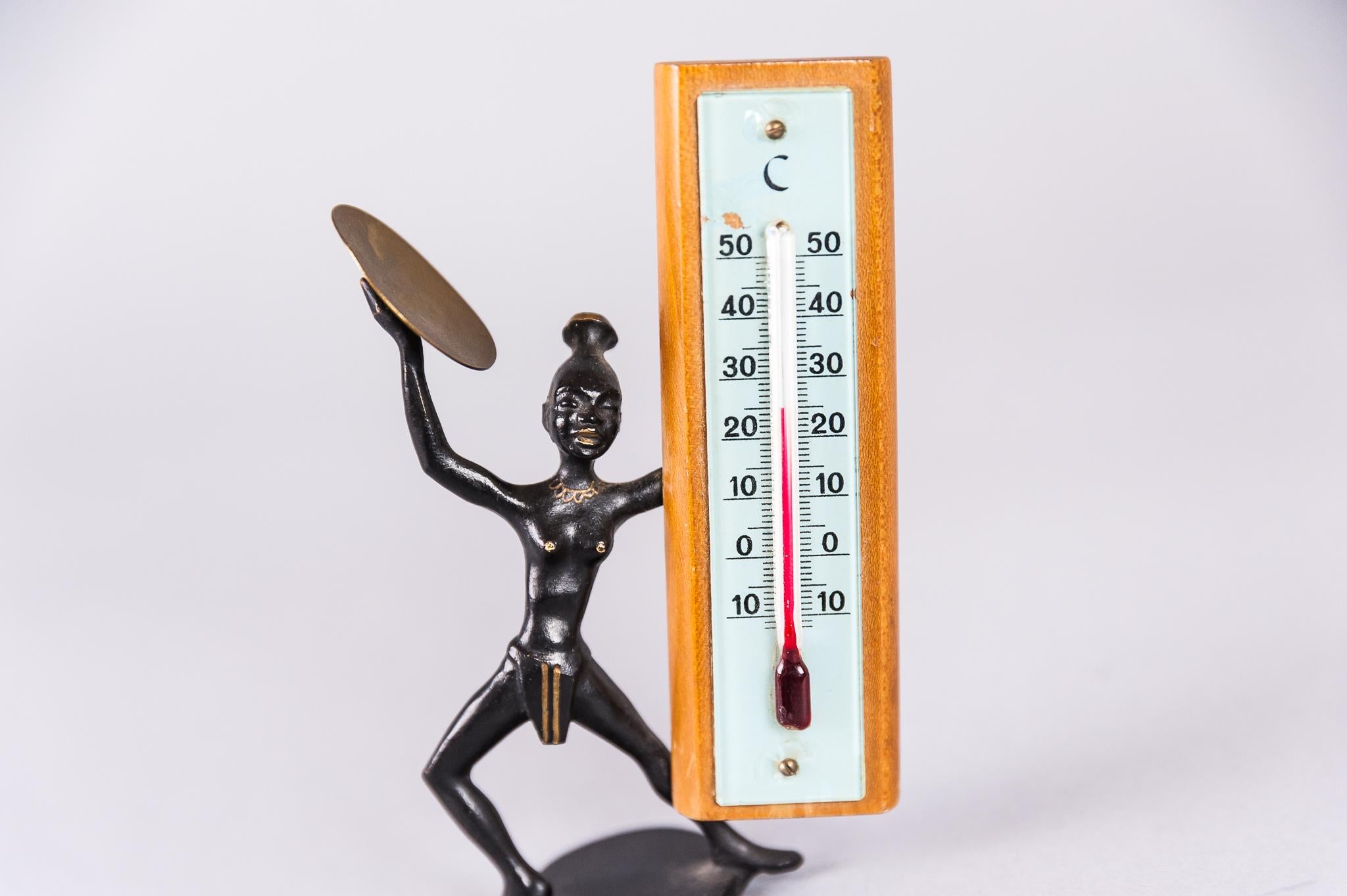 Thermometer in the style of Hagenauer, 1950s In Good Condition For Sale In Wien, AT