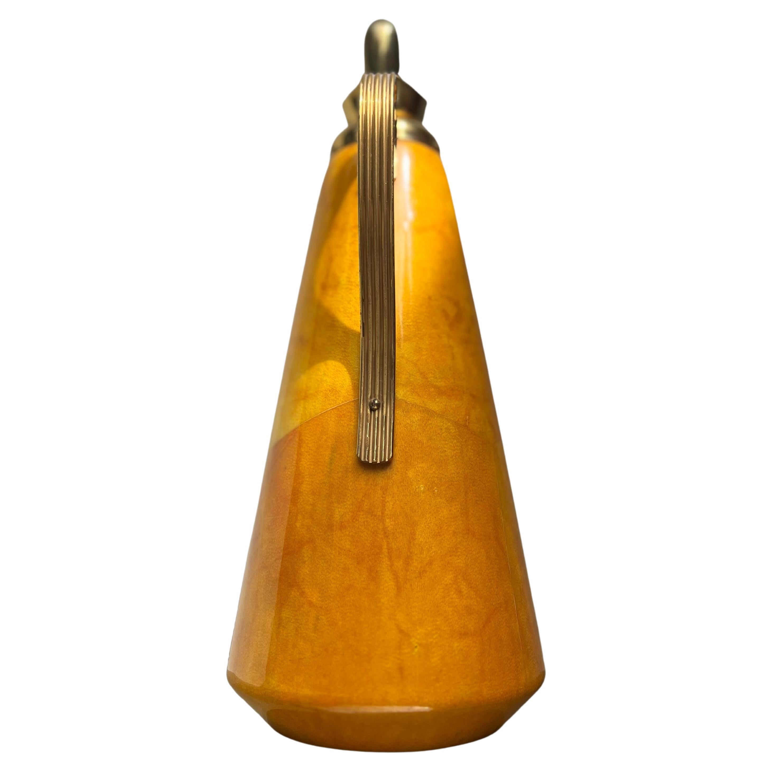 Thermos Design – Aldo Tura – 1950 – ottone – pelle di capra im Angebot