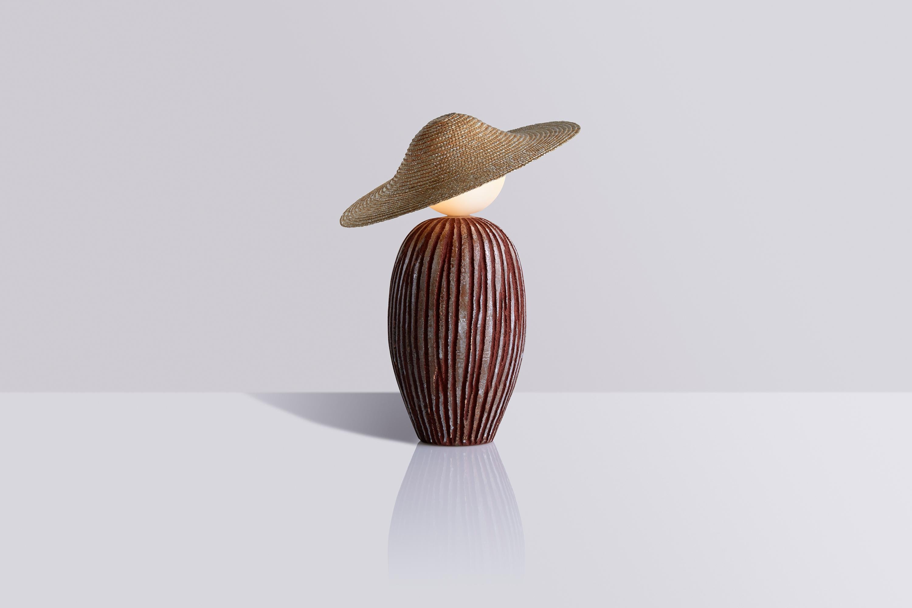 Bohemian Théros Ceramic Table Lamp Large Size, by Aristotelis Barakos