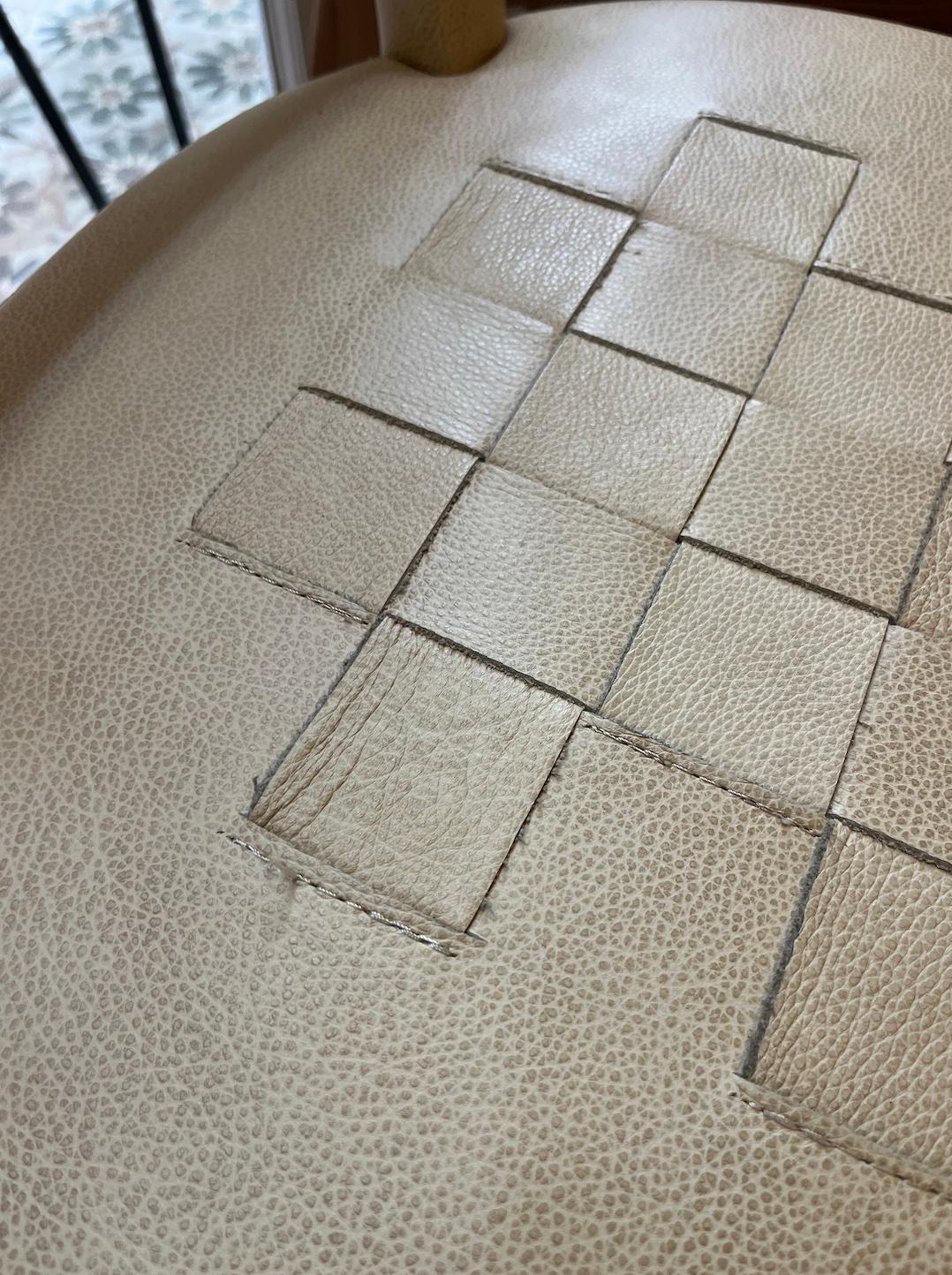 Thersia lederstuhl by Pierre Augustin Rose im Angebot 6