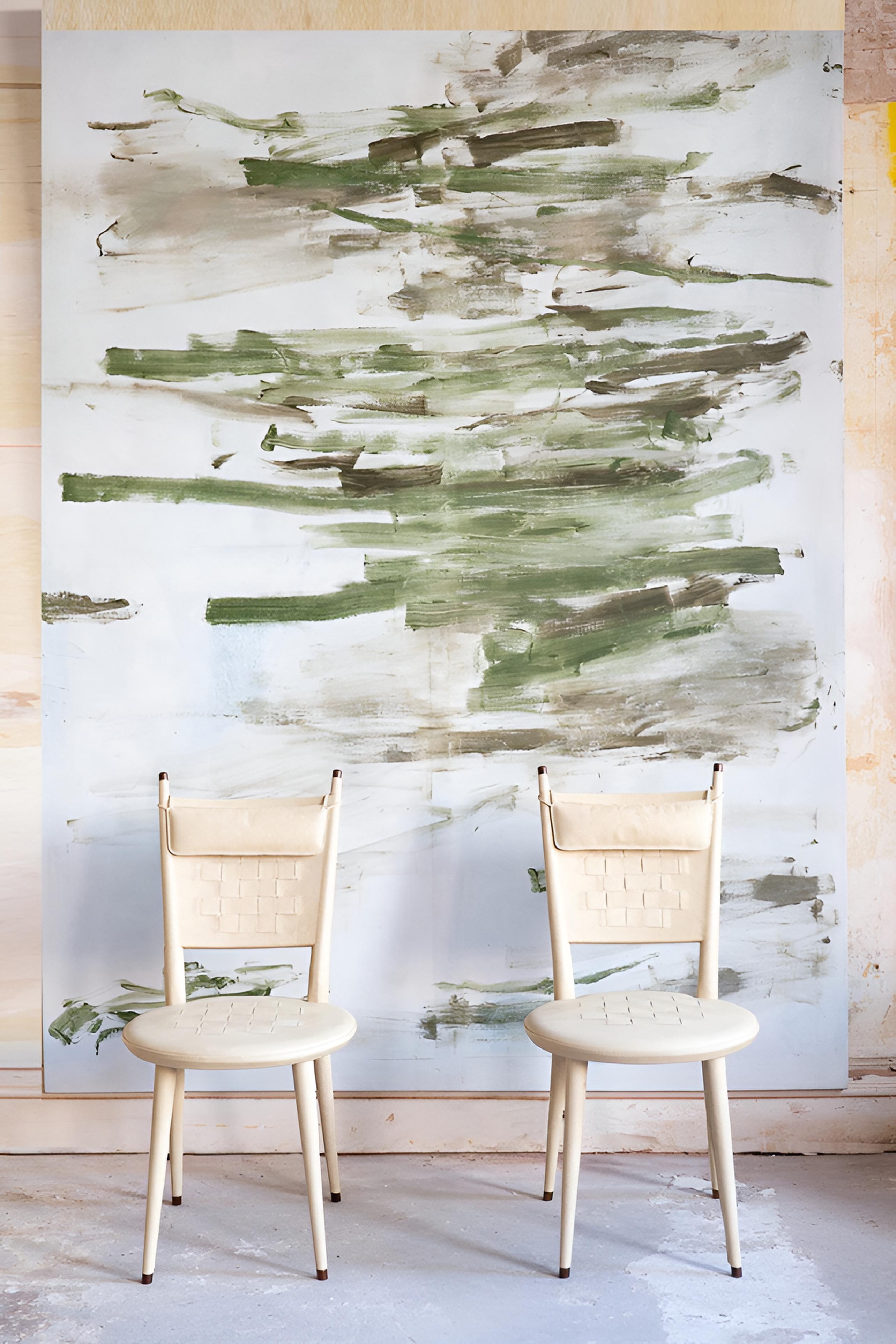 Thersia lederstuhl by Pierre Augustin Rose im Zustand „Gut“ im Angebot in Paddington, NSW