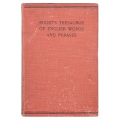 Antique Thesaurus of English Words and Phrases