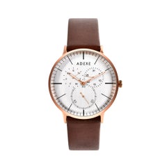 THEY - 41mm retro brown & black quartz watch unisex