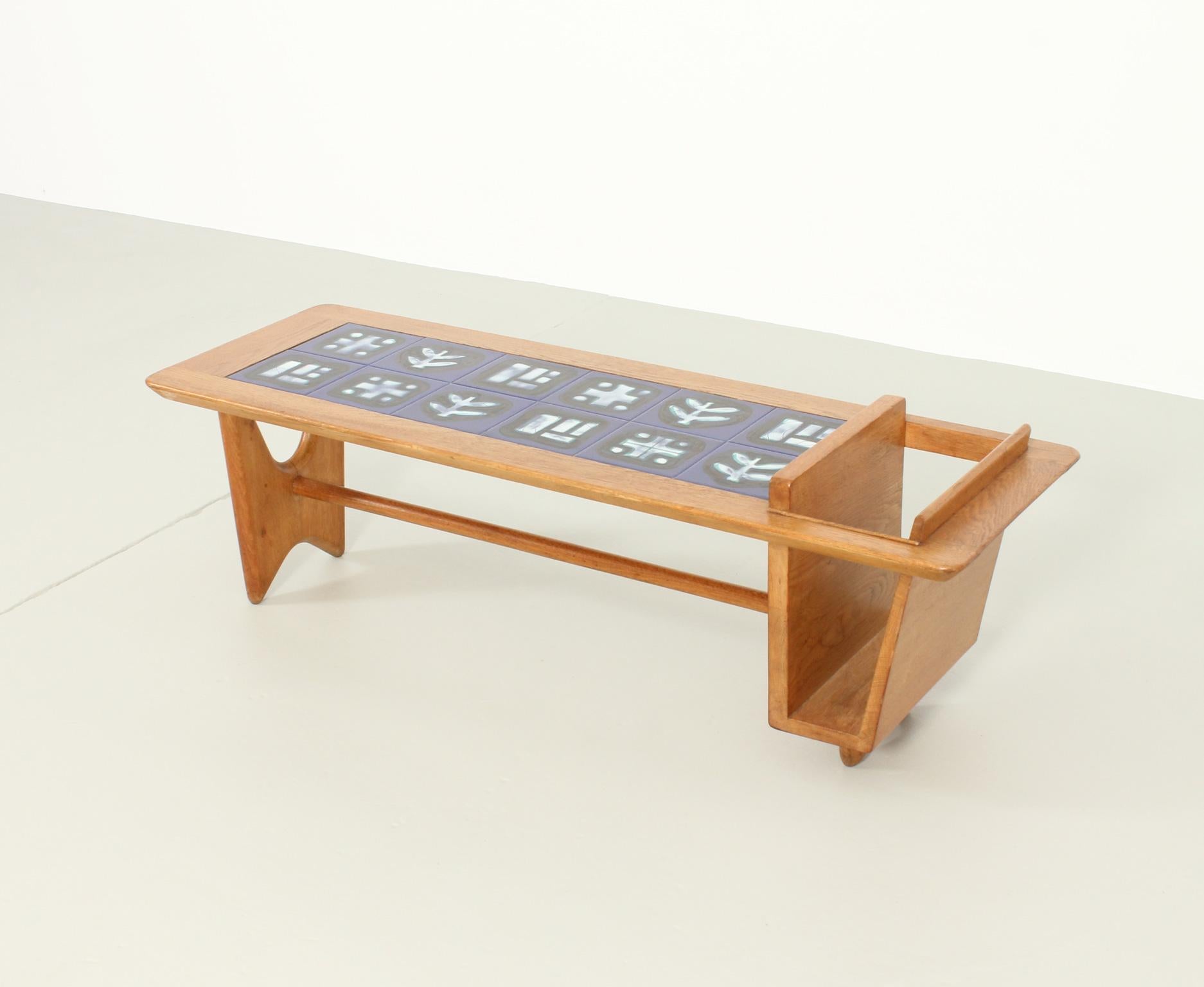 Thibault Coffee Table by Guillerme et Chambron, 1960 4
