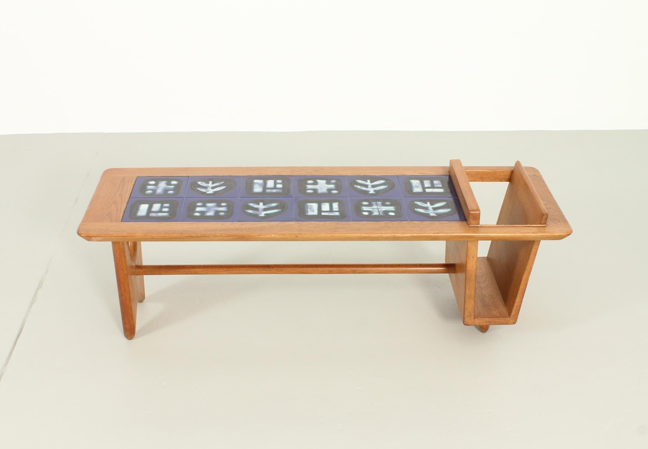 Thibault Coffee Table by Guillerme et Chambron, 1960 In Good Condition In Barcelona, ES