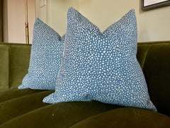 Thibaut "Fawn" in Lake 22" Down-Filled Pillows - a Pair