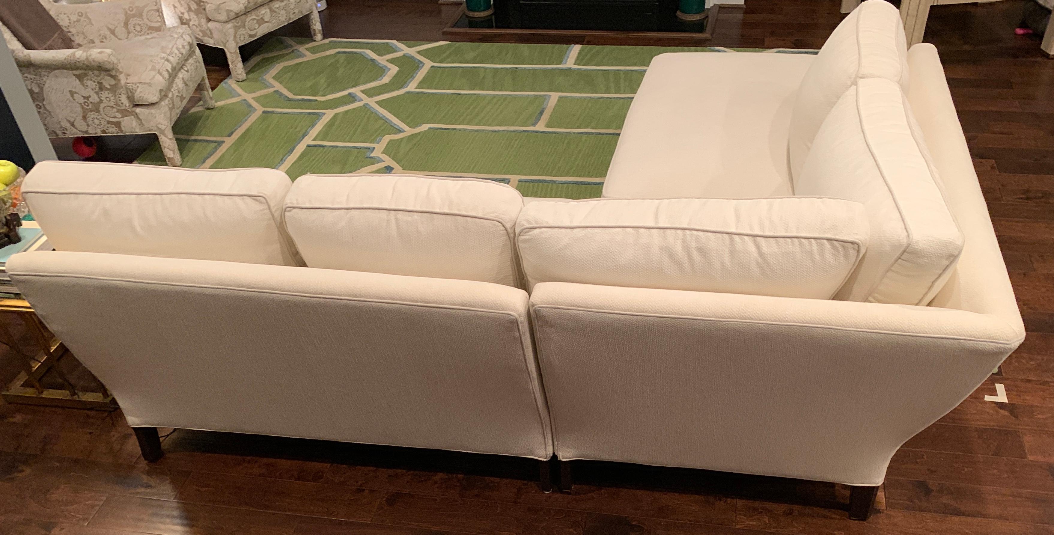 Thibaut 'Madison' Custom Sectional Sofa in Crypton Fabric 1