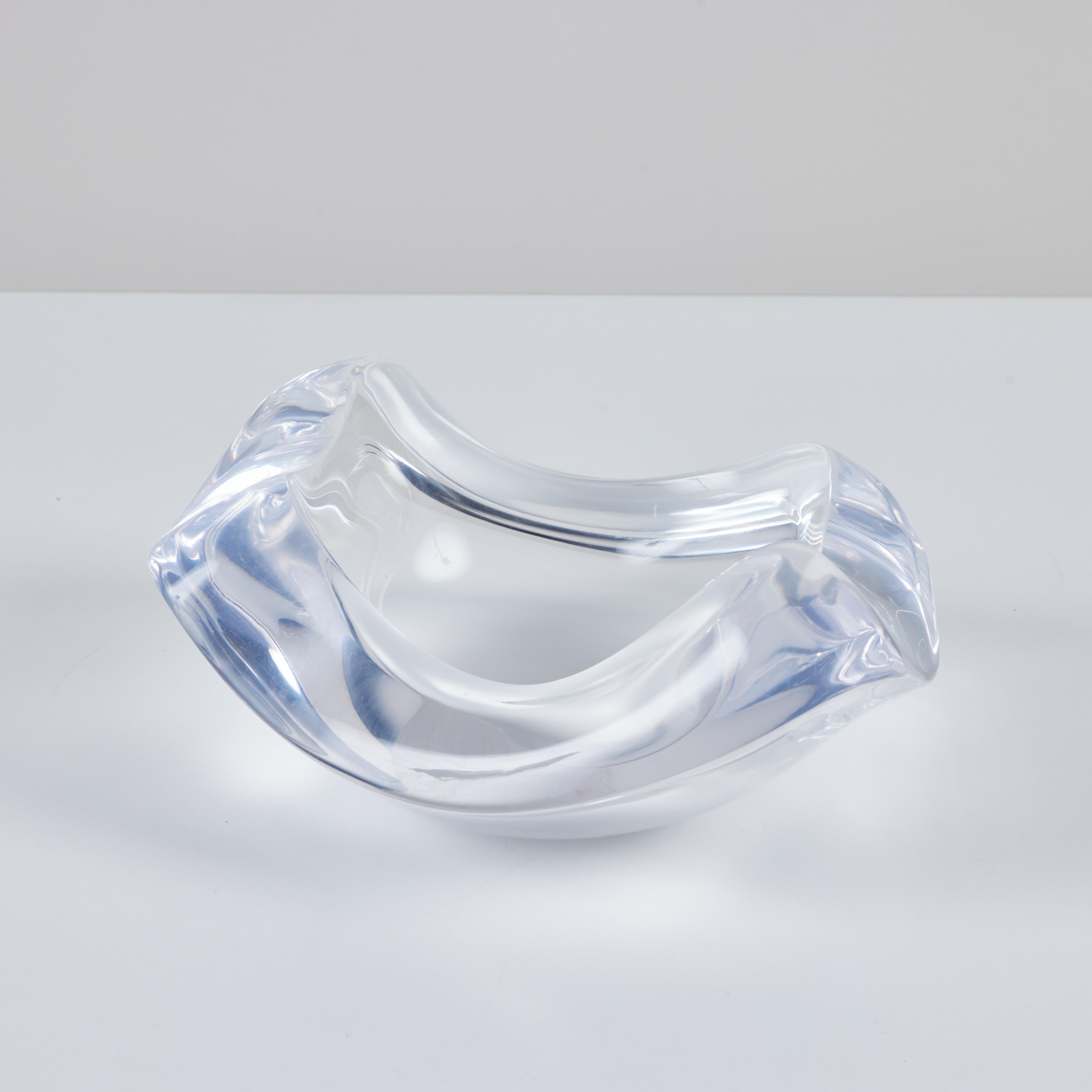 American Thick Edge Astrolite Lucite Bowl by Ritts Co.
