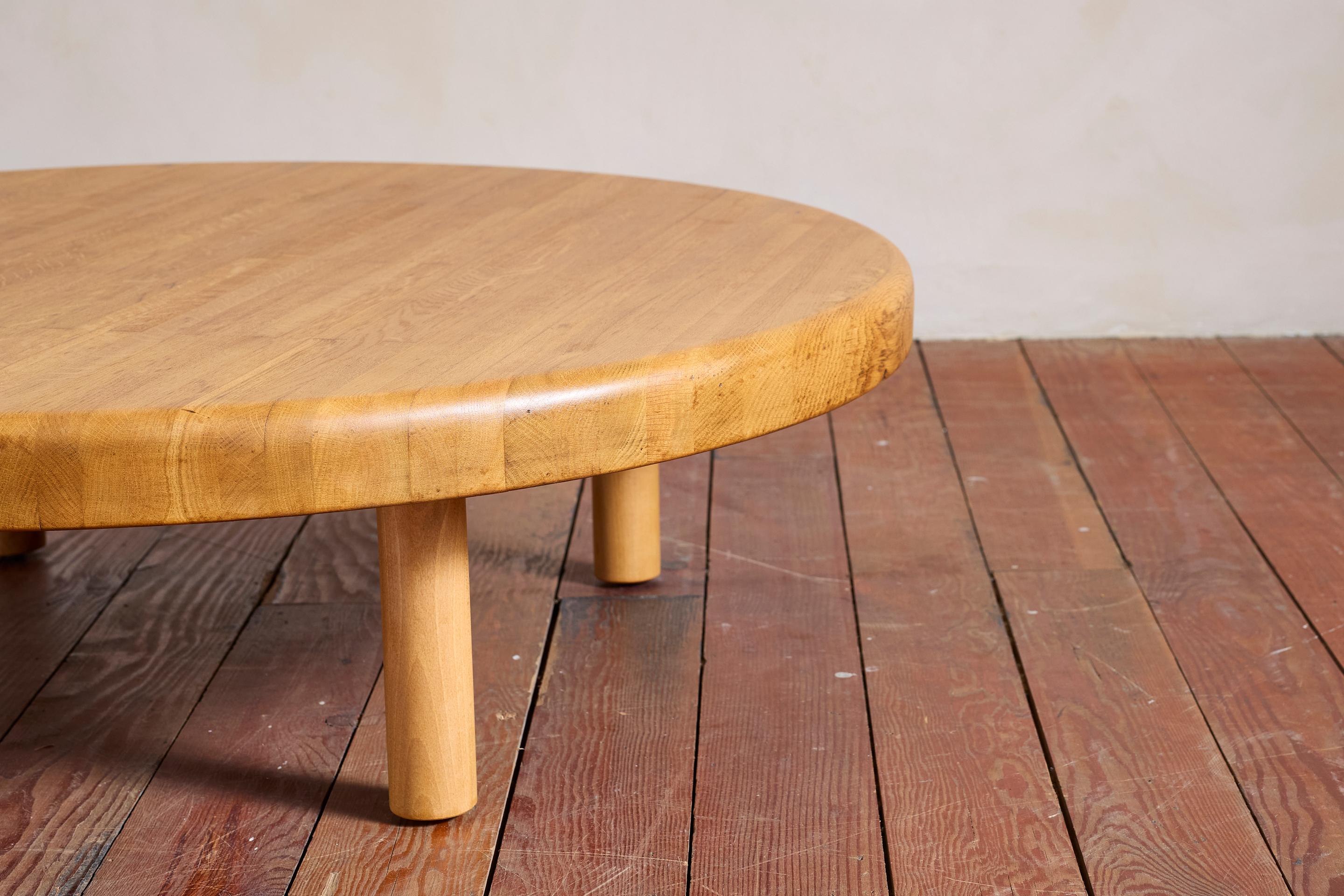 Dickes Französisch Oak Couchtisch im Angebot 1