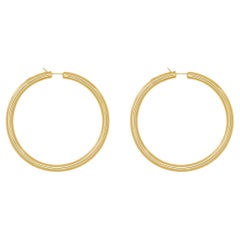 Thick Large Hoop Earrings