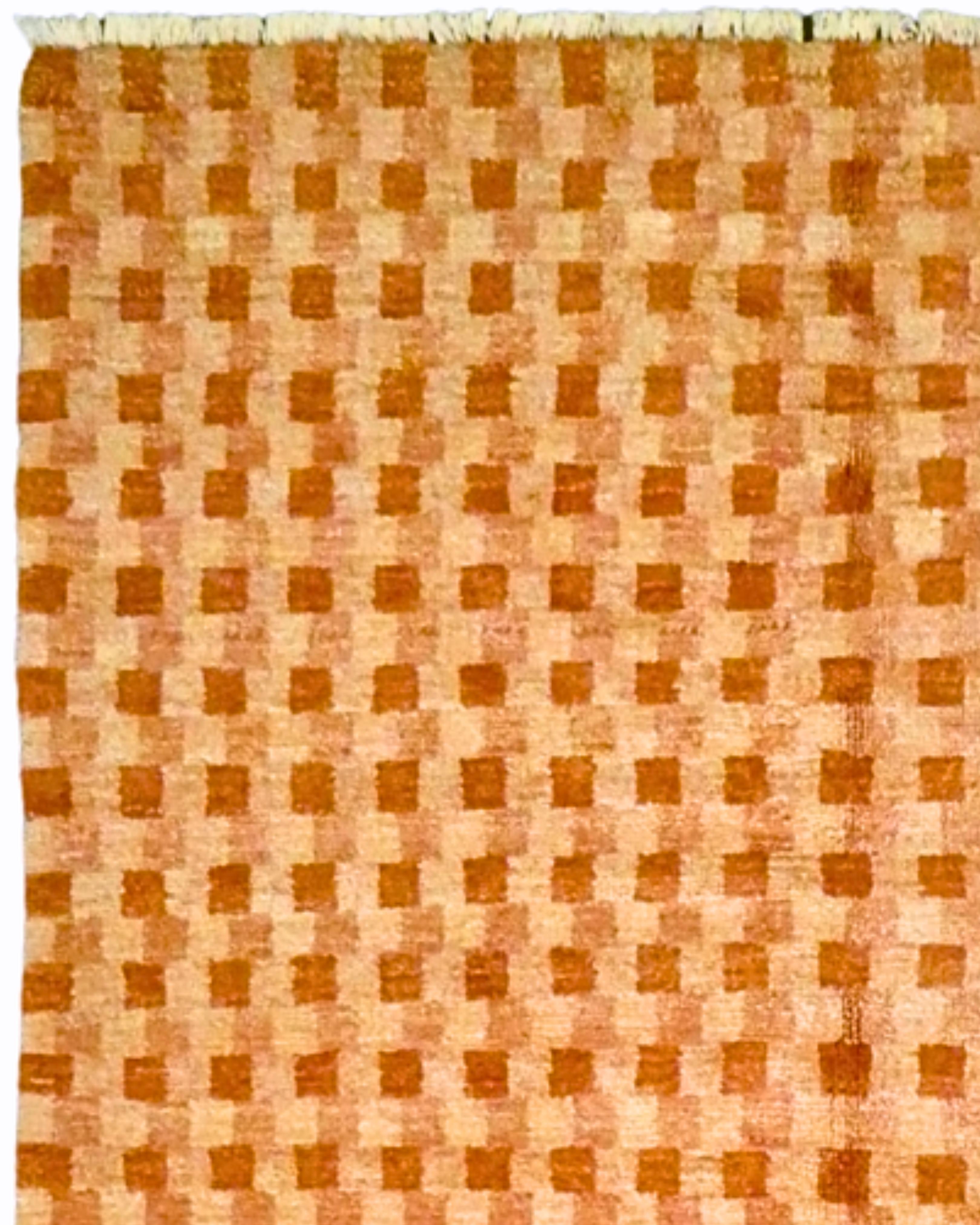 Modernistischer chinesischer Teppich, ca. 2000 im Zustand „Hervorragend“ im Angebot in San Francisco, CA