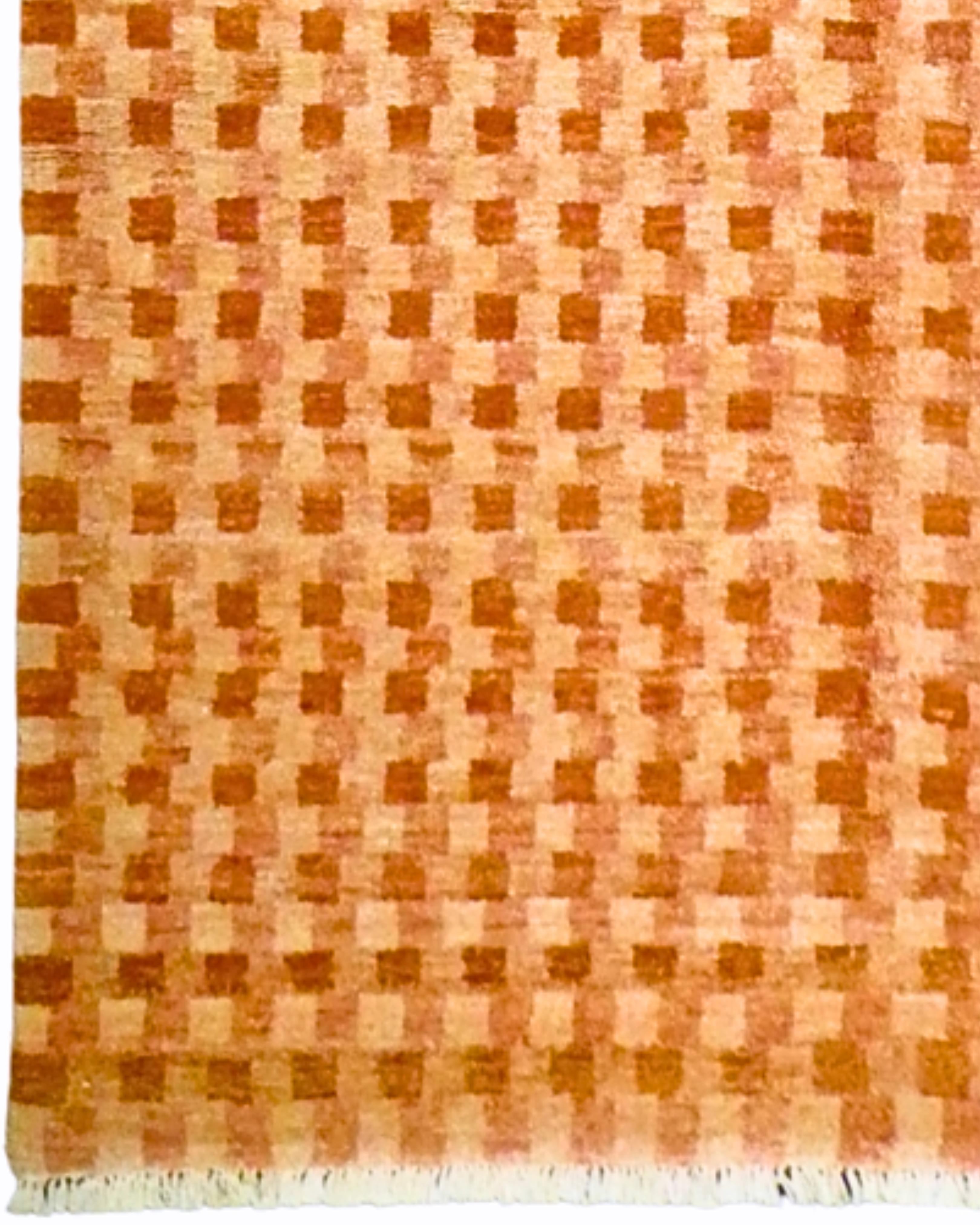 Modernistischer chinesischer Teppich, ca. 2000 (20. Jahrhundert) im Angebot