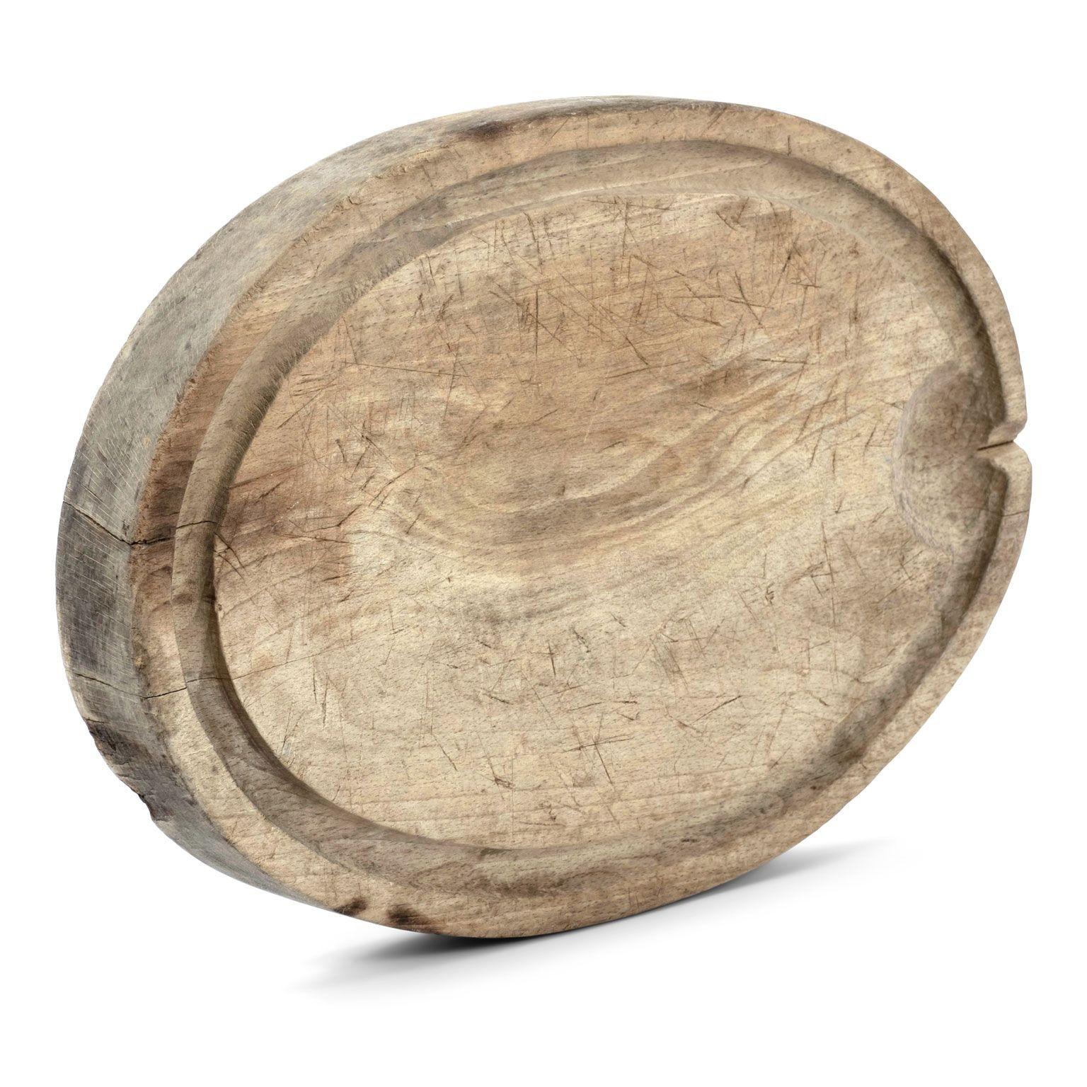 French Thick Oval-Shaped Cutting Board