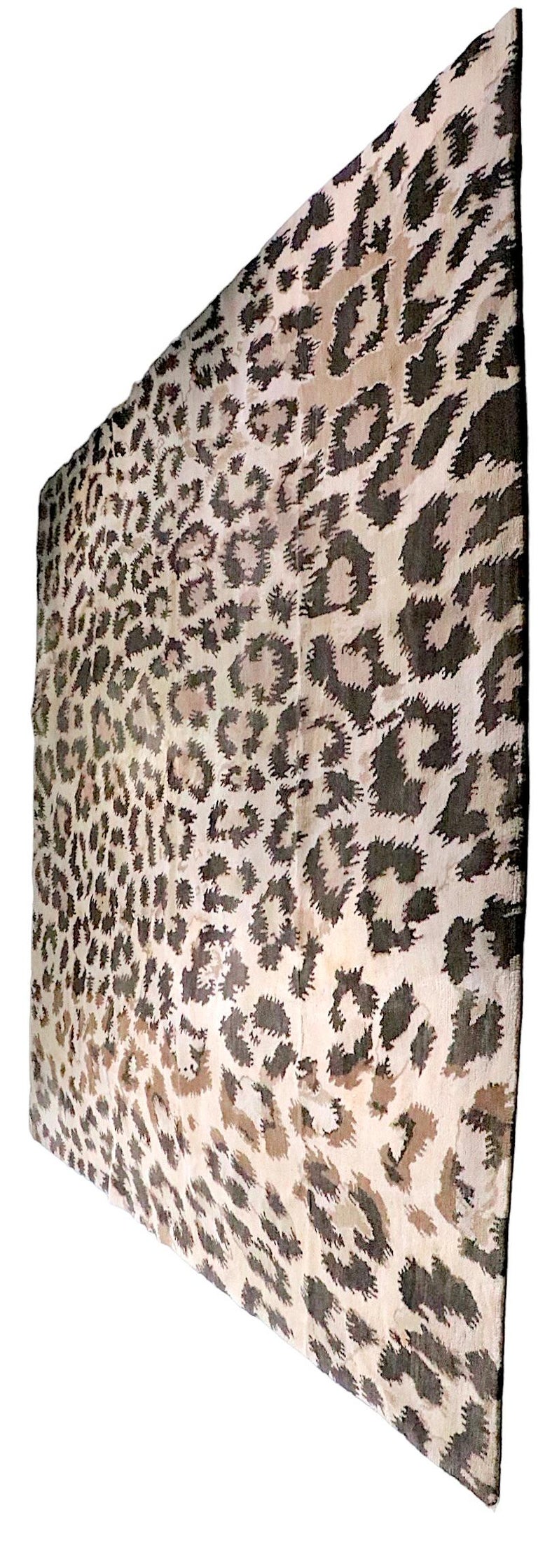Thick Pile Carpet Att. to the Rug Company in Cheetah Style Pattern