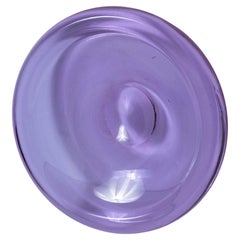 Thick Purple Glass Bowl, 1960s
