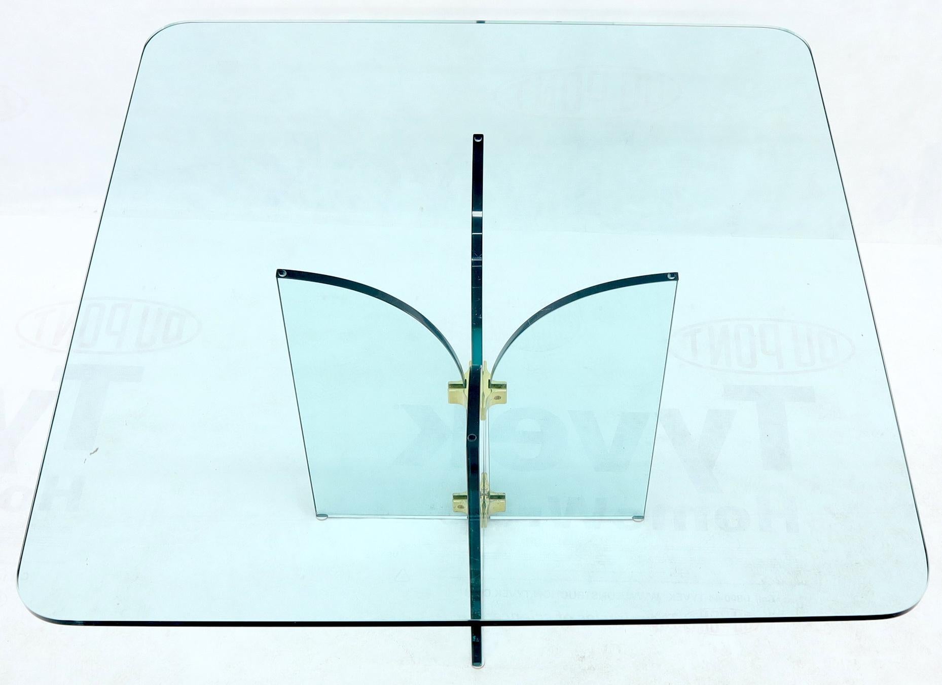 thick glass table