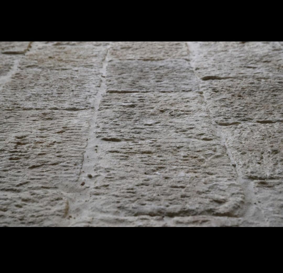 Calcaire Épais carreau de sol rustique et rare en pierre calcaire ancienne italienne en vente