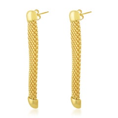 Thick Snake Chain Earring