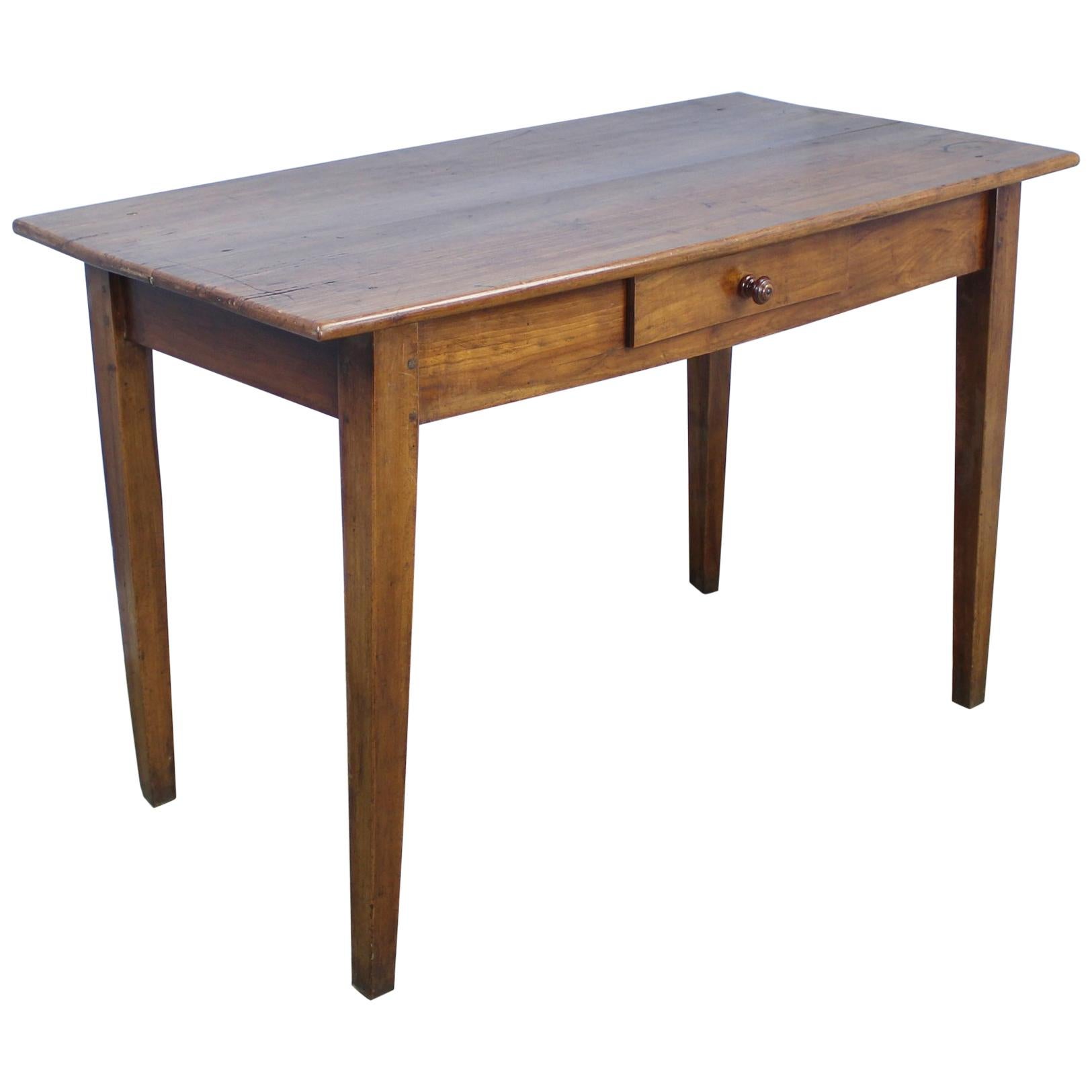 Thick Top Antique Cherry Writing Table