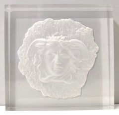 Thick Transparentes Plexiglas-Deko-Paneel mit Gorgon von Versace, Italien