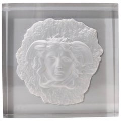 Panneau décoratif épais en plexiglas transparent avec Gorgon de Versace, Italie