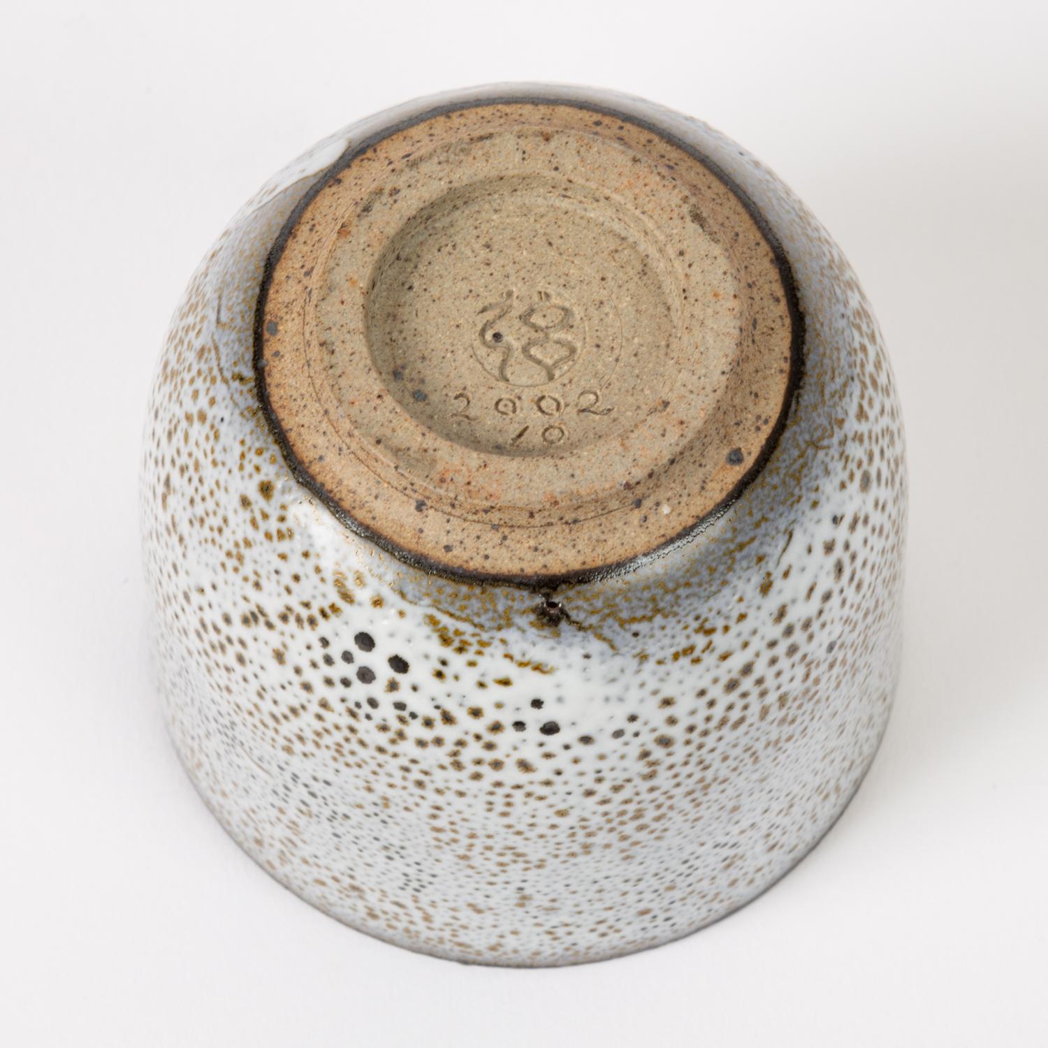 Thick-Walled Studio Pottery Cup with Oil Spot Glaze 4