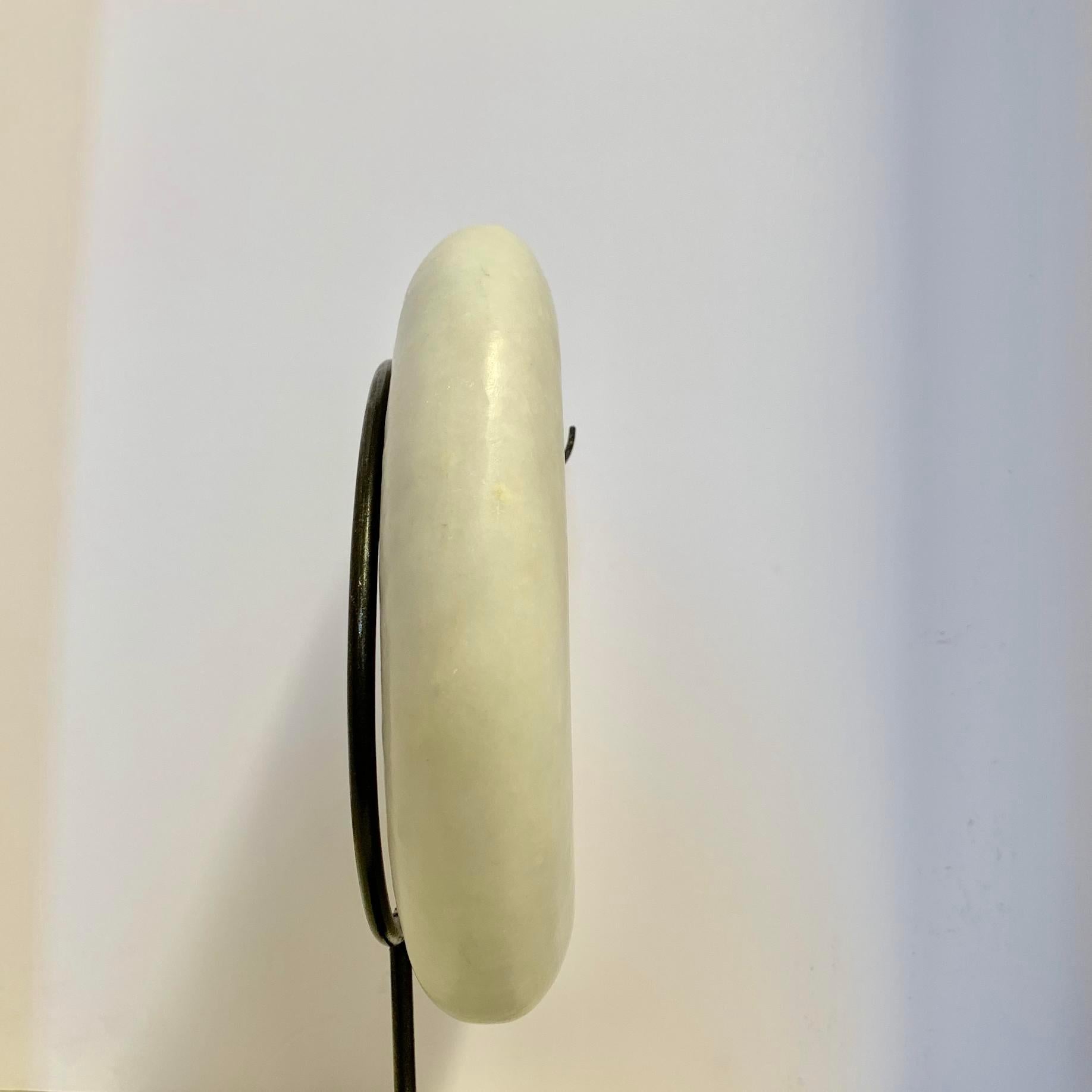 Thick White Ring Sculpture, China, Contemporary In Excellent Condition In New York, NY
