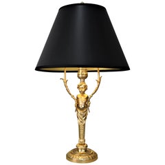 Thiébaut Frères Gilt Bronze Table Lamp
